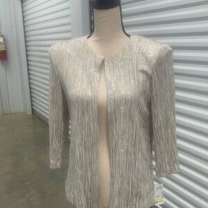Jeanne Alexander sequin embellished jacket (Size S)